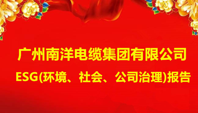 广州球速体育电缆集团有限公司ESG(环境、社会、公司治理)报告